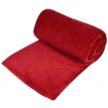 Κουβέρτα Βελουτέ Μονή Μπορντό 150x220 cm