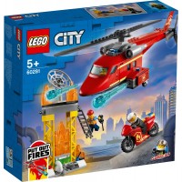 LEGO City Fire: Πυροσβεστικό Ελικόπτερο Διάσωσης (60281)