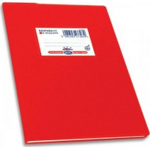 SKAG Τετράδιο Ριγέ Β5 50φυλλο Super - Κόκκινο