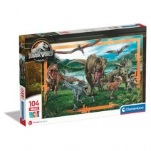 Παζλ 104 MAXI S.C. Jurassic World+ ΔΩΡΟ ΜΠΛΟΚΑΚΙ ΣΗΜΕΙΩΣΕΩΝ