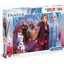 ΠΑΖΛ 104 S.C. Frozen 2 (27274)+ ΔΩΡΟ ΜΠΛΟΚΑΚΙ ΣΗΜΕΙΩΣΕΩΝ