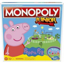 HASBRO MONOPOLY JUNIOR PEPPA PIG + ΔΩΡΟ ΜΠΛΟΚΑΚΙ ΣΗΜΕΙΩΣΕΩΝ