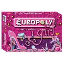 EUROPOLY GIRL ΓΙΑ  ΚΟΡΙΤΣΙΑ+ ΔΩΡΟ ΜΠΛΟΚΑΚΙ ΣΗΜΕΙΩΣΕΩΝ