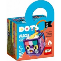 LEGO® DOTS: Ετικέτα Τσάντας Δράκος (41939) + ΔΩΡΟ ΜΠΛΟΚΑΚΙ ΣΗΜΕΙΩΣΕΩΝ