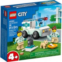 LEGO 60382 Vet Van Rescue+ ΔΩΡΟ ΜΠΛΟΚΑΚΙ ΣΗΜΕΙΩΣΕΩΝ