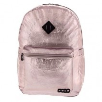 POLO ΣΑΚΙΔΙΟ PRINCESSA LIGHT PINK METALIC + ΔΩΡΟ ΜΠΛΟΚΑΚΙ ΣΗΜΕΙΩΣΕΩΝ