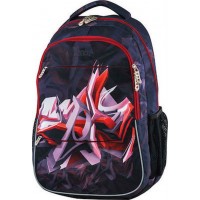 Polo Dream Graffiti Σχολική Τσάντα Πλάτης Γυμνασίου - Λυκείου + ΔΩΡΟ ΜΠΛΟΚΑΚΙ ΣΗΜΕΙΩΣΕΩΝ