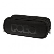 POLO PENCIL CASE TRIPLE BLACK
