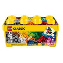 LEGO® Classic: Μεσαίο Κουτί με Τουβλάκια για Δημιουργίες (10696) + ΔΩΡΟ ΜΠΛΟΚΑΚΙ ΣΗΜΕΙΩΣΕΩΝ
