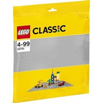 LEGO® Classic: Γκρι Βάση (10701) + ΔΩΡΟ ΜΠΛΟΚΑΚΙ ΣΗΜΕΙΩΣΕΩΝ