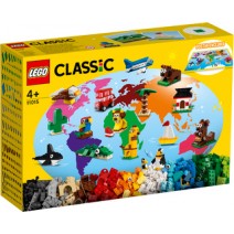 LEGO® Classic: Ο Γύρος του Κόσμου (11015) + ΔΩΡΟ ΜΠΛΟΚΑΚΙ ΣΗΜΕΙΩΣΕΩΝ