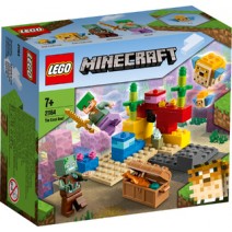 LEGO® Minecraft: Ο Κοραλλιογενής Ύφαλος (21164) + ΔΩΡΟ ΜΠΛΟΚΑΚΙ ΣΗΜΕΙΩΣΕΩΝ