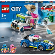 LEGO® City Police: Αστυνομική Καταδίωξη Φορτηγού Παγωτών (60314) + ΔΩΡΟ ΜΠΛΟΚΑΚΙ ΣΗΜΕΙΩΣΕΩΝ
