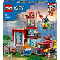 LEGO® City Fire: Σταθμός Πυροσβεστικής (60320) + ΔΩΡΟ ΜΠΛΟΚΑΚΙ ΣΗΜΕΙΩΣΕΩΝ