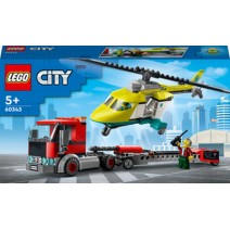 LEGO® City Great Vehicles: Μεταφορικό Ελικοπτέρου Διάσωσης (60343) + ΔΩΡΟ ΜΠΛΟΚΑΚΙ ΣΗΜΕΙΩΣΕΩΝ