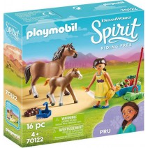 Playmobil® Spirit - Pru with Horse and Foal (70122)+ ΔΩΡΟ ΜΠΛΟΚΑΚΙ ΣΗΜΕΙΩΣΕΩΝ