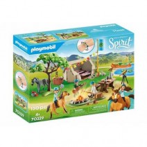 Playmobil® Spirit - Summer Campground (70329)+ ΔΩΡΟ ΜΠΛΟΚΑΚΙ ΣΗΜΕΙΩΣΕΩΝ