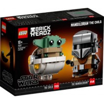 LEGO® BrickHeadz Star Wars: Ο Μανταλόριαν & Το Παιδί (75317) + ΔΩΡΟ ΜΠΛΟΚΑΚΙ ΣΗΜΕΙΩΣΕΩΝ