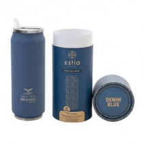 COFFEE CUP 500ML DENIM BLUE SAVE AEGEAN+ ΔΩΡΟ ΜΠΛΟΚΑΚΙ ΣΗΜΕΙΩΣΕΩΝ