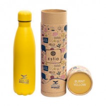 TRAVEL FLASK 500ML BURNT YELLOW SAVE AEGEAN