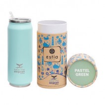 COFFEE CUP 500ML GREEN PASTEL SAVE AEGEAN+ ΔΩΡΟ ΜΠΛΟΚΑΚΙ ΣΗΜΕΙΩΣΕΩΝ