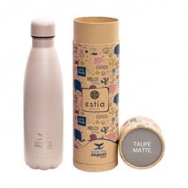 TRAVEL FLASK 500ML TAUPE SAVE AEGEAN